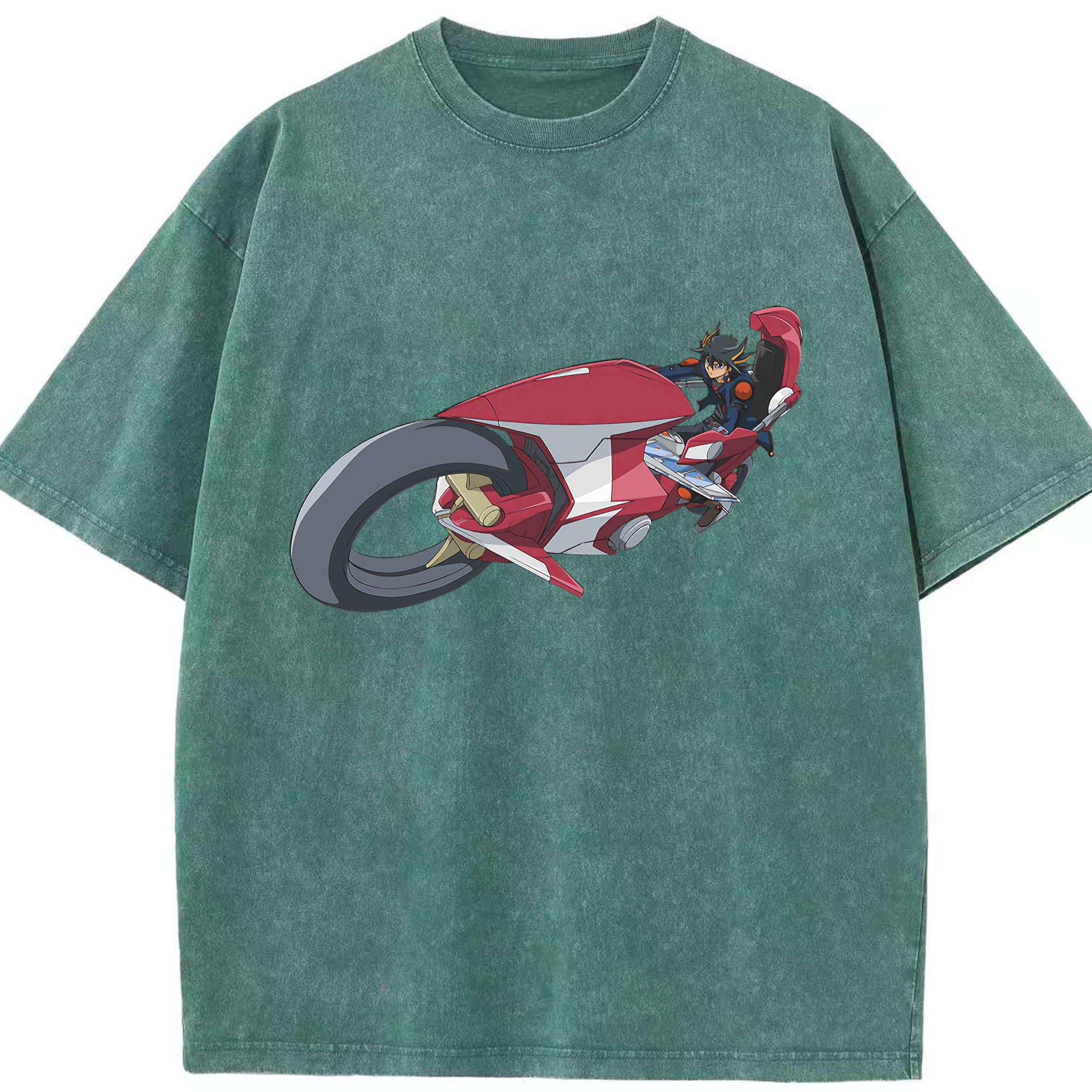 （画像用） 遊☆戯☆王 Yu-Gi-Oh! 綿100% ヴィンテージ風 半袖Tシャツ（フロントプリント）